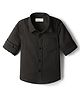Arias 100% Cotton Full Sleeves Seersucker Stripped Shirt - Black