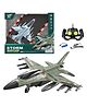 Sanjary Remote Control Fighter Plane RC Jet Military Aircraft 2.5GHz 4Channel Remote Aeroplane Toy for kids color design may vary
