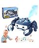 Sanjary Crawling Crab Baby Toy with Mist Spray & Light, Tummy Time Toys for kids color design may vary