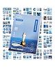 FunBlast Paper Magazine Retro Decorative Stickers Book Set - 240+Pcs Blue