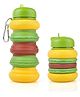 FunBlast Expandable Silicone Sipper Bottle for Kids Pack of 1 Green 550 ml