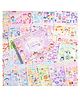 FunBlast Cartoon Theme Japanese Kawaii Stickers Book - 50 Sheets/4000Pcs Pink