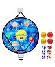 FunBlast 2-in-1 Space Theme Target Shooting & Basketball Game for Kids  - Multicolor