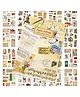 FunBlast Japanese Style Aesthetic Stickers Book Set - 20 Sheets/300+Pcs Multicolor