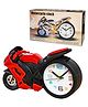 FunBlast Motorcycle Design Alarm Clock for Heavy Sleepers- Pack of 1 Red