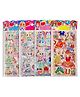 FunBlast Kawaii Princess Dress-Up Change Stickers  Pack of 4 Multicolor