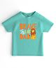 Nautinati Cotton The lion King Featuring Half Sleeves Characters Printed Tee - Blue