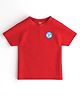Nautinati Cotton Marvel Featuring Half Sleeves Spiderman Printed Tee - Red