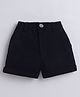 Aww Hunnie Corduroy Ribbed Shorts - Blue