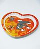 HOOM Melamine Heart shaped Plate -Tom & Jerry