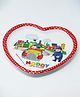 HOOM Melamine Heart shaped Plate -Noddy