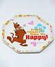 HOOM Melamine Octagonal shaped Plate -Scooby Doo