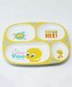 HOOM Melamine 4 Section Plate -Tweety