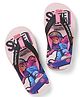 Pine Kids Slip On Flip Flops with Skating Print - Pink