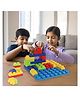 Baijnath Educational Toys Soft Block 24 basic model with  1 Platform (25 Pcs) - Multicolor