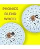 EDUSTAR Phonics Blend Wheel - Interactive Word Building Tool - Multicolor