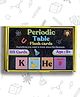 EDUSTAR 118 Periodic Table Flashcards - Easy Science Learning Flashcards & Word Play Game - Multicolor