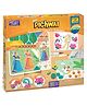 Imagimake Art & Craft DIY Pichwai Painting & Colouring Kit Using Water Brush Pen & Stamps - Multicolor