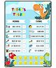Zooplay India Daily Reward Chart - Roar & Explore ( Pack of 1)