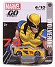 Marvel Free Wheel Die Cast 6/10 Battle SUV Evergreen Wave Wolverine Theme Toy Car - Yellow