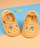 Cute Walk by Babyhug Back Strap Clousre Clogs With Rocket & UFO Applique - Mustard