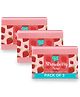 Coral Dust - Set of 3 Strawberry Aromatic Handcrafted Shea Butter Soap - 100 g each
