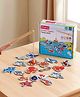 Babyhug Wooden Magnetic Fishing Game Toy - Multicolour | 18 Sea Animals  & 1 Road | Educational And Interactive Activity Toy | BIS Certified