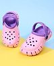 Kookie Kids India Back Strap Solid Color Clogs - Pink