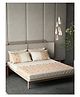 D'Decor Cotton Ethnic 180 TC Super King Bedsheet With 4 Pillow Covers - Orange