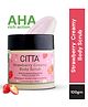 CITTA Strawberry Moisturizing Body Scrub For Tan Removal & Brighter Skin For All Skin Types - 100 g.