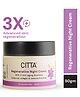 CITTA Regenerative Night Cream With Retinol, Kumkumadi for Fine Lines, Wrinkles, Firmer skin - 50 g.