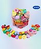 Puchku Set of 26 Floral & Fruits Applique Detailed Hair Clips - Multi Colour