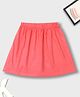 Tiara Cotton Jersey Solid Skirt - Pink