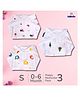 LazyToddler Muslin Nappy Set of 3  Small (ELE)