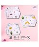 LazyToddler Muslin Nappy Set of 3  Small ( CR)