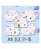 LazyToddler Muslin Nappy Set of 5  Extra Small (DN)