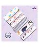 LazyToddler Premium 100% Flannel Cotton Washcloth  Set of 6  (Rhino)