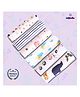 LazyToddler Premium 100% Flannel Cotton Washcloth  Set of 6 (Hearts)