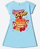 Wear Your Mind Disney Chip & Dale Featuring Half Sleeves Character Printed Dress - Sky Blue