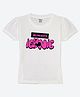 Wear Your Mind Cotton Disney Mickey & Friends Featuring Half Sleeves Minnie Mouse Printed Tee - White