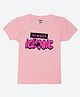Wear Your Mind Cotton Disney Mickey & Friends Featuring Half Sleeves Minnie Mouse Printed Tee - Pink