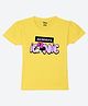 Wear Your Mind Cotton Disney Mickey & Friends Featuring Half Sleeves Minnie Mouse Printed Tee - Yellow