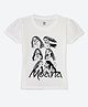 Wear Your Mind Cotton Knit Disney Moana Featuring Half Sleeves Character Printed Tee - White