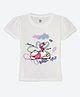 Wear Your Mind Cotton Knit Disney Winnie The Pooh Featuring Half Sleeves Character Printed Tee - White