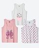 Wear Your Mind Cotton Blend Knit Pack Of 3 Disney The Aristocats Featuring Sleeveless Character Printed Vests - Multi Colour