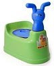 Reliance PLAST Toilet Trainer Baby Potty Chair With Removable Bowl & Closing Lid Potty - DARK-GREEN-BLUE