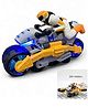 Sanjary 360 Degree Rotating Futuristic Stunt Bike Light & Sound toy for kids color design may vary