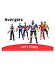 SANJARY Avengers Endgame Toy Set of 6 Twist and Move Marvels Super Hero Characters Action Figure Play Set Color Design May Vary