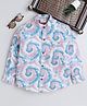 BAATCHEET Cotton Full Sleeves Swirl Tie Dye Shirt - Blue
