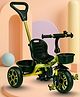 Little Olive Star Rider Tricycle | Safe Sturdy & Stylish Ride On Tricycle - Golden Green